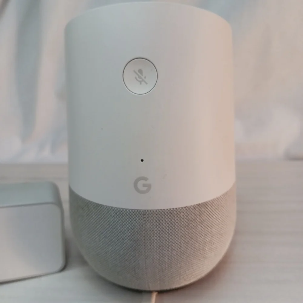 Google Home Smart Speaker Voice Assistant White